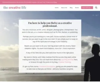 Thecreativelife.net(The Creative Life) Screenshot