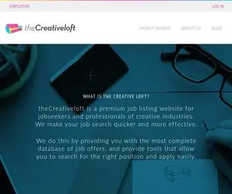 Thecreativeloft.com(Fashion Jobs) Screenshot
