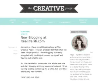 Thecreativepaige.com(おとこ) Screenshot