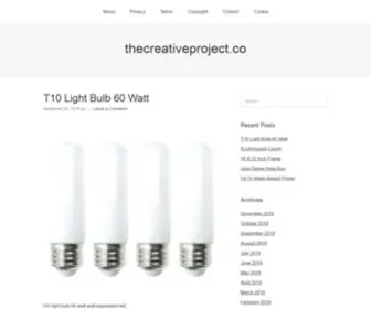 Thecreativeproject.co(Thecreativeproject) Screenshot