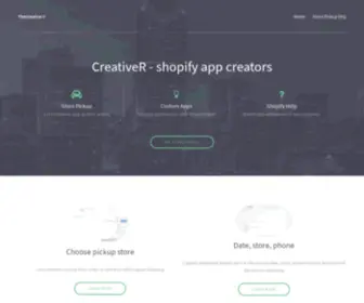 Thecreativer.com(Pickup and delivery) Screenshot