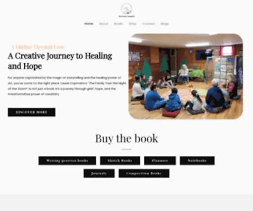 Thecreativestoryteller.com(Healing Through Art) Screenshot
