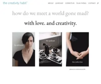 Thecreativityhabit.com(Make your thing) Screenshot