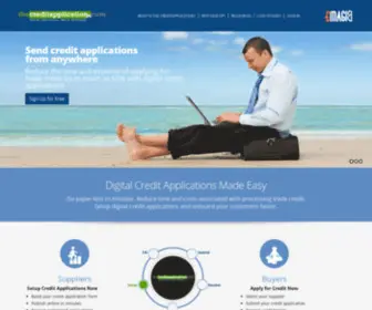 Thecreditapplication.com(Online Secure Automated Digital Credit Applications Processing Software System) Screenshot