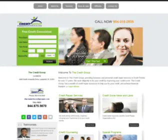 Thecreditgroupinc.com(THE CREDIT GROUP) Screenshot