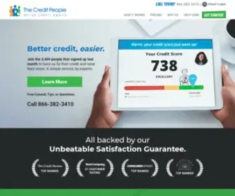 Thecreditpeople.com(Your Source For Quick Credit Repair) Screenshot