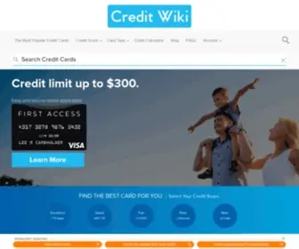 Thecreditwiki.net(Apply for Credit Card) Screenshot