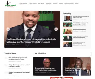 Thecreed.com.ng(Legal Blog) Screenshot