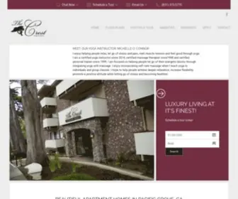 ThecrestatpacificGrove.com(The Crest at Pacific Grove) Screenshot