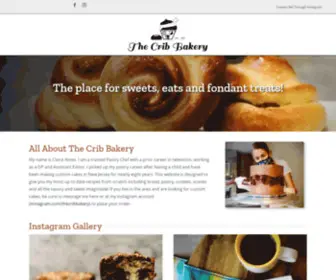 Thecribbakery.com(The place for sweets eats and fondant treats) Screenshot