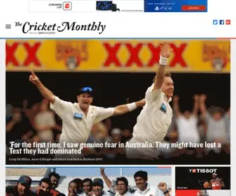 Thecricketmonthly.com(The Cricket Monthly) Screenshot