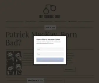 Thecriminalcode.com(Cracking the Case with Clarissa Cole) Screenshot