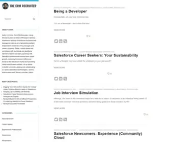 Thecrmrecruiter.com(Salesforce Jobs) Screenshot