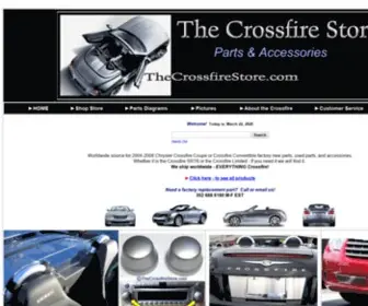 ThecrossfireStore.com(Chrysler Crossfire Parts & Accessories Store) Screenshot