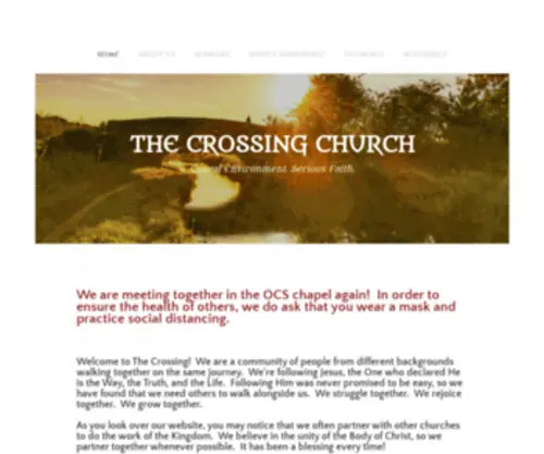 Thecrossingchurch.net(The Crossing Church) Screenshot