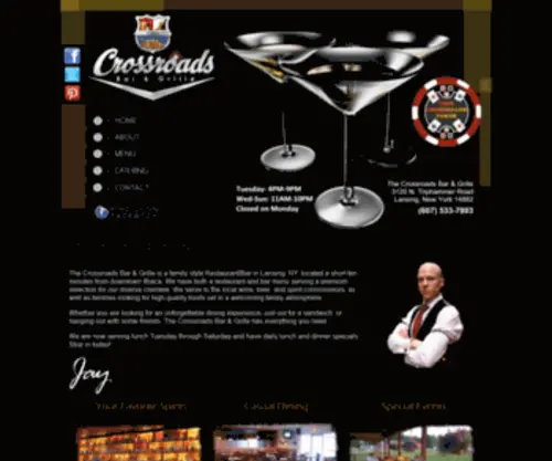 Thecrossroadsbarandgrille.com(The Crossroads Bar & Grille) Screenshot