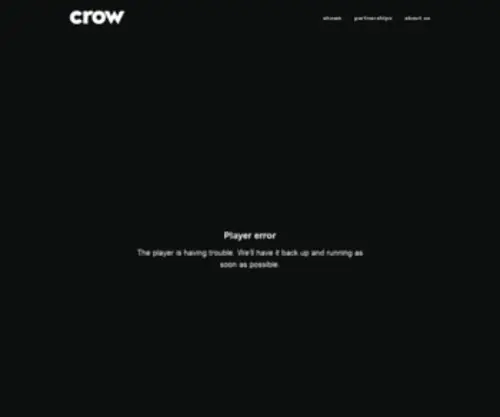 Thecrowexperience.com(Immersive Experiences) Screenshot