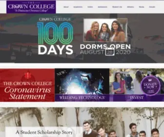 Thecrowncollege.edu(Crown College) Screenshot