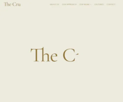 Thecru.agency(The Cru) Screenshot