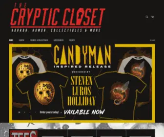 Thecrypticcloset.com(The Cryptic Closet) Screenshot