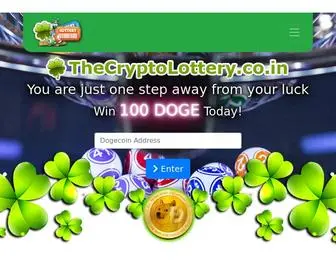 Thecryptolottery.co.in Screenshot