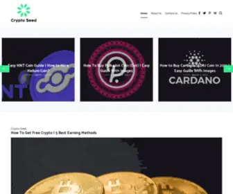 Thecryptoseed.com(Crypto Seed) Screenshot