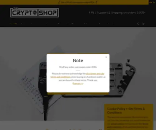 Thecryptoshop.ca(Thecryptoshop) Screenshot
