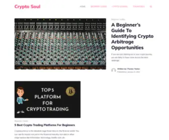 Thecryptosoul.com(Crypto Soul) Screenshot