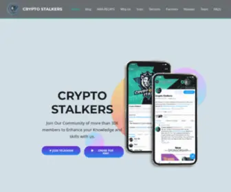 Thecryptostalkers.com(We believe in Crypto Adoption and Promotion) Screenshot