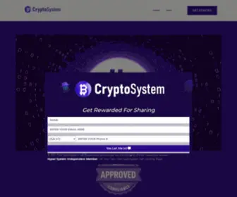 Thecryptosystem.net(Thecryptosystem) Screenshot