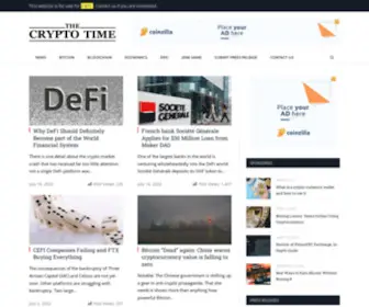 Thecryptotime.com(The Crypto Time) Screenshot