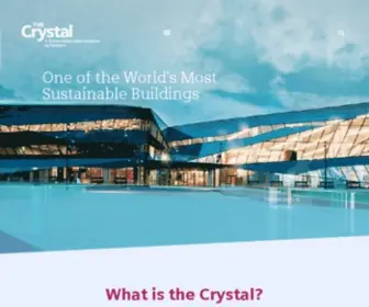 Thecrystal.org(London City Hall) Screenshot