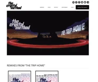 Thecrystalmethod.com(The Crystal Method) Screenshot