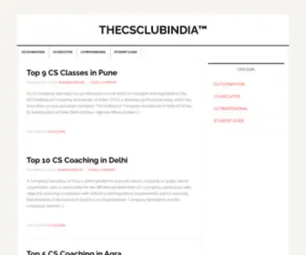 Thecsclubindia.com(Thecsclubindia) Screenshot