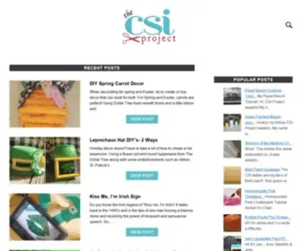 Thecsiproject.com(The CSI Project) Screenshot