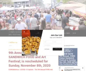 Thecubansandwichfestival.com(The Best Cuban Sandwiches in the World) Screenshot