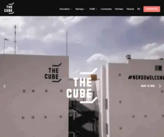 Thecubemadrid.com(TheCUBE) Screenshot