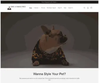 Thecuddlypet.com(Wanna Style your Pup & Kitten) Screenshot