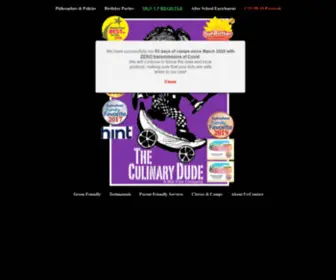 Theculinarydude.com(TheCulinaryDude Cooking Classes and Food Services San Francisco Bay Area) Screenshot