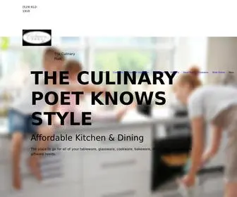 Theculinarypoet.ca(Cookware) Screenshot
