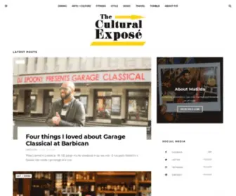 Theculturalexpose.co.uk(A lifestyle blog) Screenshot