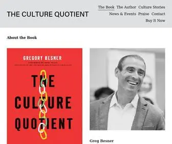 Theculturequotient.com(THE CULTURE QUOTIENT) Screenshot