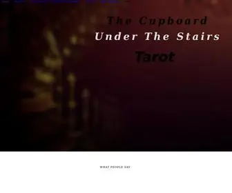 Thecupboardunderthestairs.com.au(Tarot readings) Screenshot