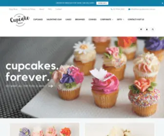 Thecupcakeroom.com.au(Cupcakes, Cakes & Cookies Delivered Across Sydney) Screenshot