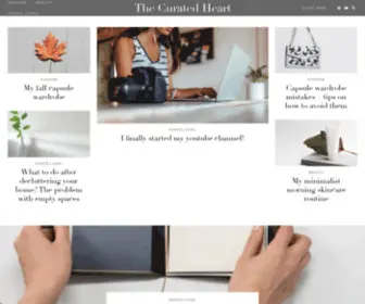 Thecuratedheart.com(Kim Bedene) Screenshot