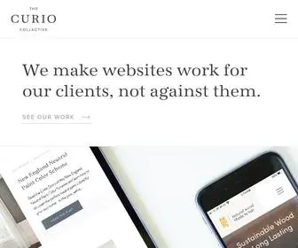 Thecurio.co(WordPress & Shopify Websites) Screenshot