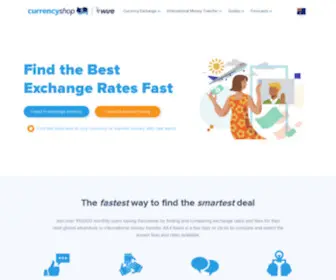 Thecurrencyshop.com.au(Find the Best Exchange Rates Fast) Screenshot