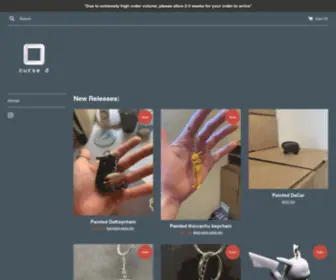 Thecursedshop.com(The Cursed Shop) Screenshot