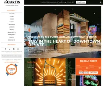 Thecurtis.com(Doubletree Hotels Downtown Denver) Screenshot
