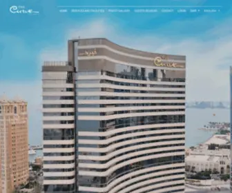 Thecurvehotel.com.qa(Curve Hotel) Screenshot